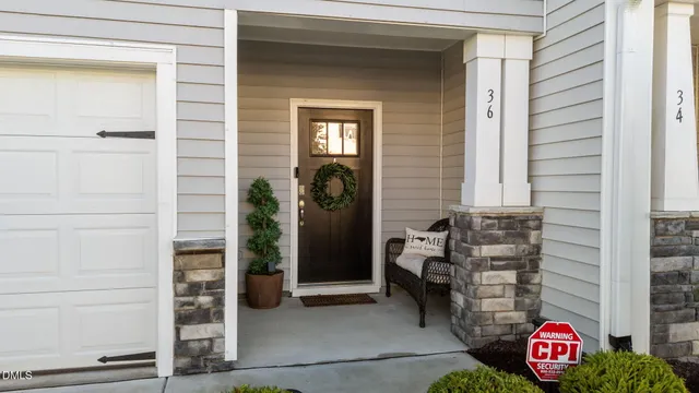 a view of a door with outdoor space
