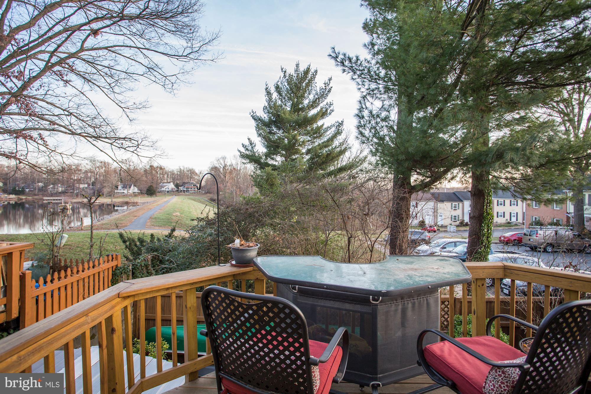 5572 Kendrick Lane Burke, VA 22015 - Photo 47 of 57 Deck overlooking lake
