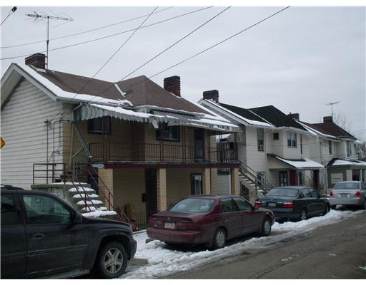 4 Enfield Street Pittsburgh, PA 15213 - Photo 3 of 3 Exterior Front. A view of all three buildings.