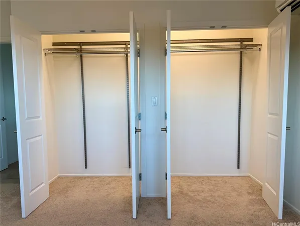 a view of closet area