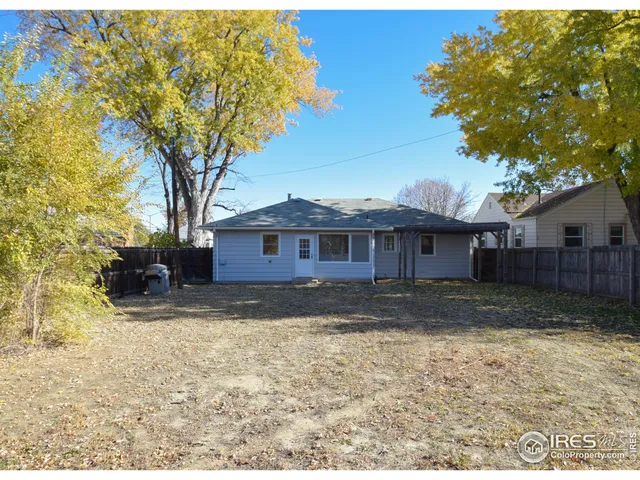 a view of a yard with an outdoor space