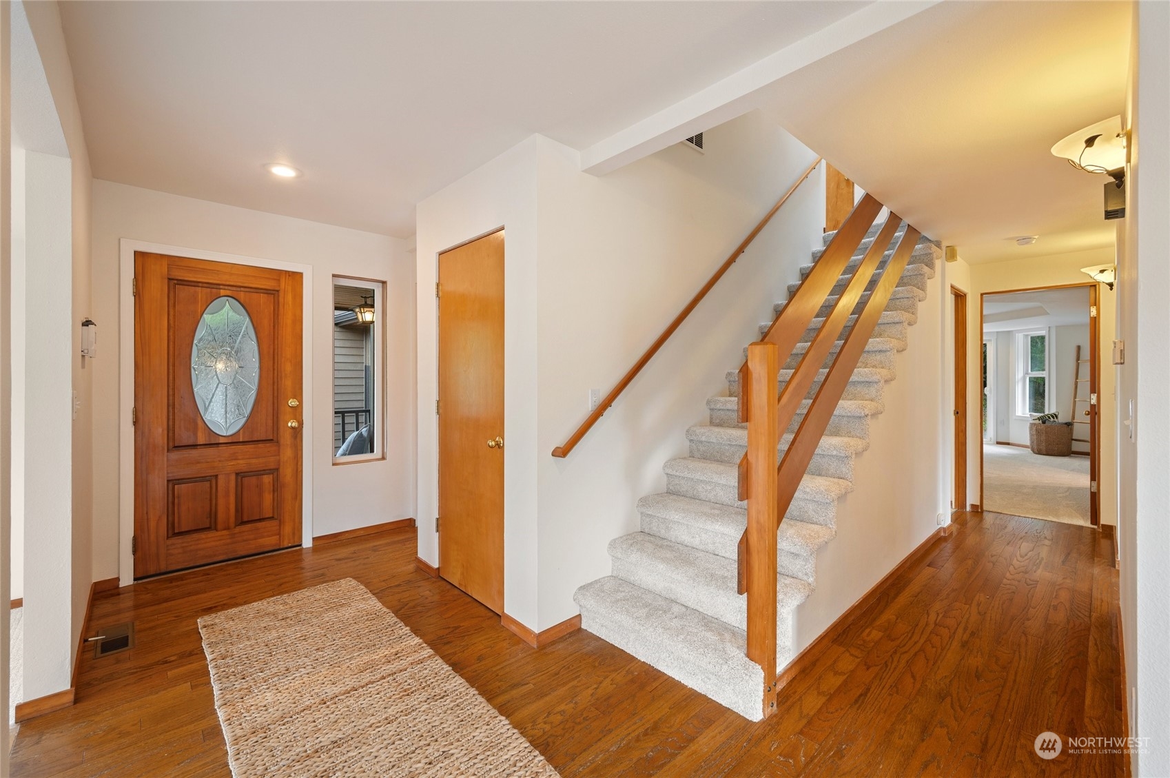5730 Sand Road Bellingham, WA 98226 - Photo 6 of 40 a view of an entryway with wooden floor
