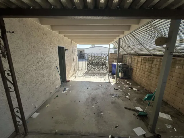 a view of under construction room and staircase