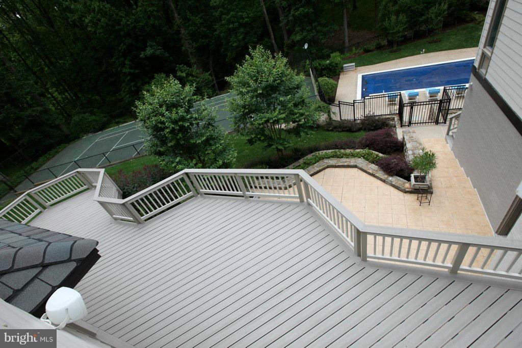 7827 Langley Ridge Road McLean, VA 22102 - Photo 27 of 30 Overlooking Pool and Tennis Court