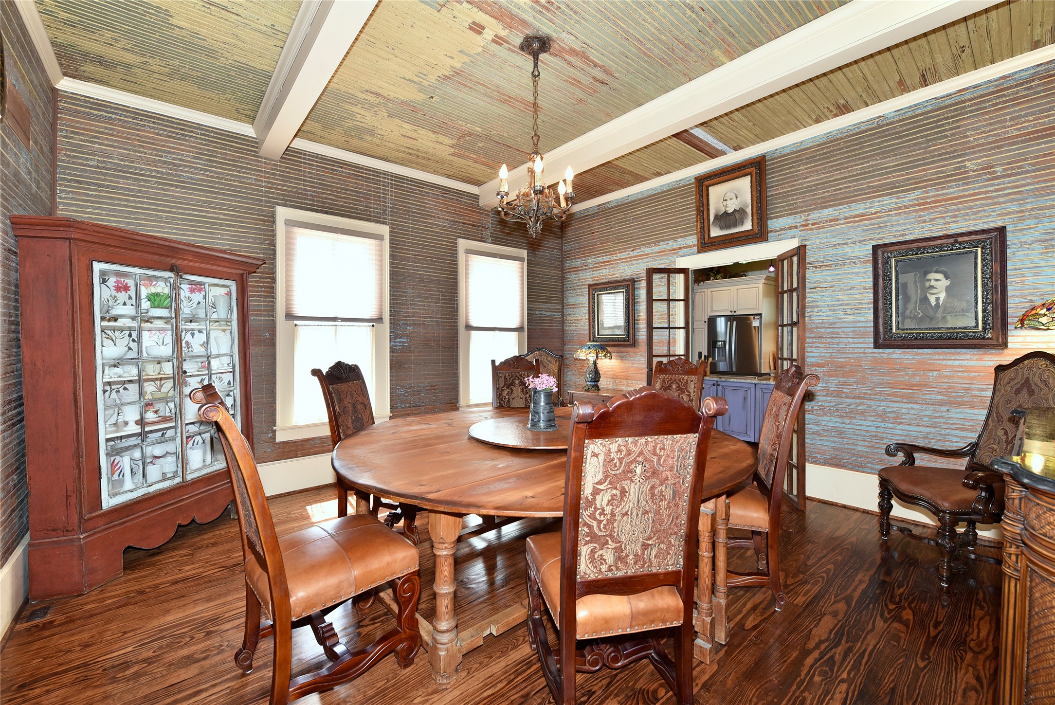 315 Cedar Street New Ulm, TX 78950 - Photo 6 of 50 a view of a dining room with furniture window and wooden floor