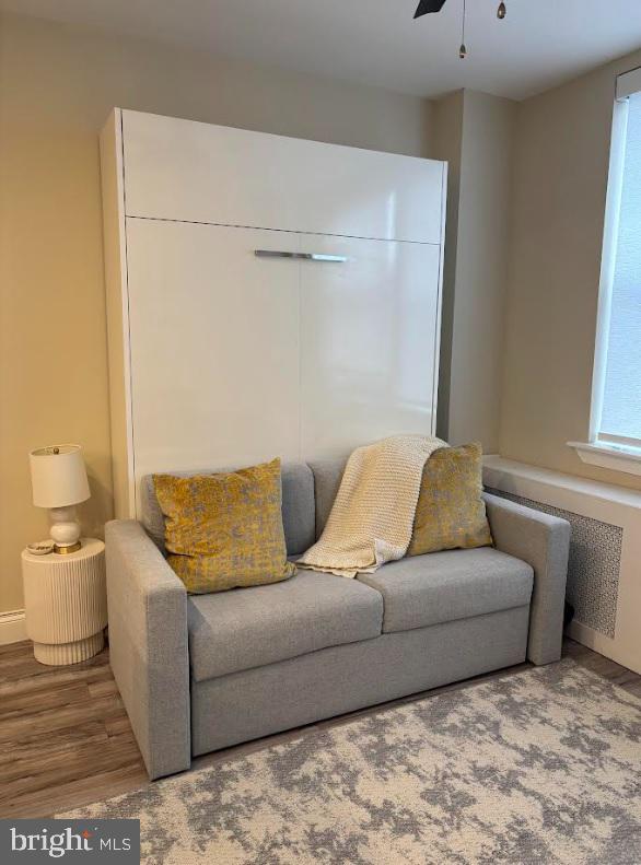 1324 Locust Street, Unit 1011 Philadelphia, PA 19107 - Photo 9 of 15 Living Area - Murphy Bed