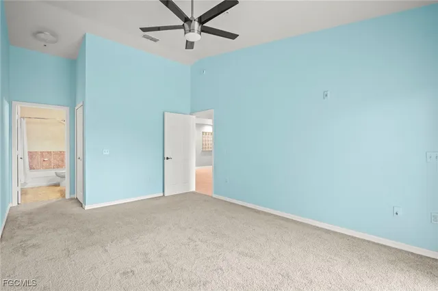 a view of an empty room