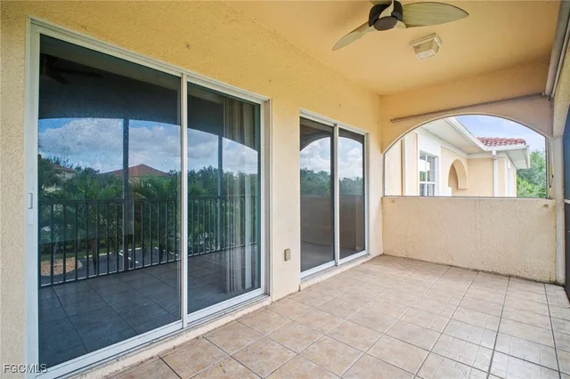 a view of an entryway with a door