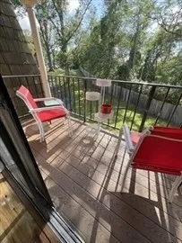 a view of deck with furniture