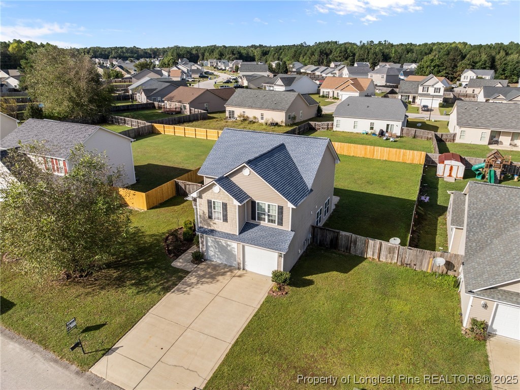 619 Cape Fear Road Raeford, NC 28376 - Photo 22 of 23 an aerial view of a house with a garden