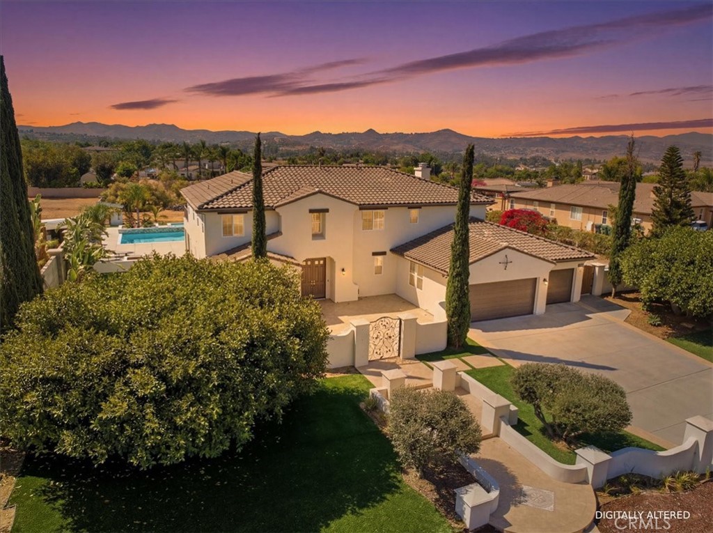 16795 Eagle Peak Road Riverside, CA 92504 - Photo 74 of 74 Twilight digitally enhanced Front of Home