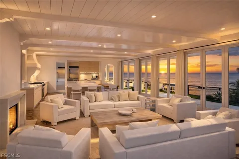 a view of a house with pool yard and a yard