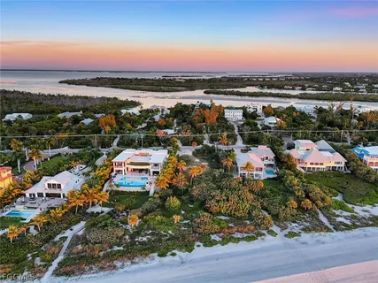 wooden view of city and ocean