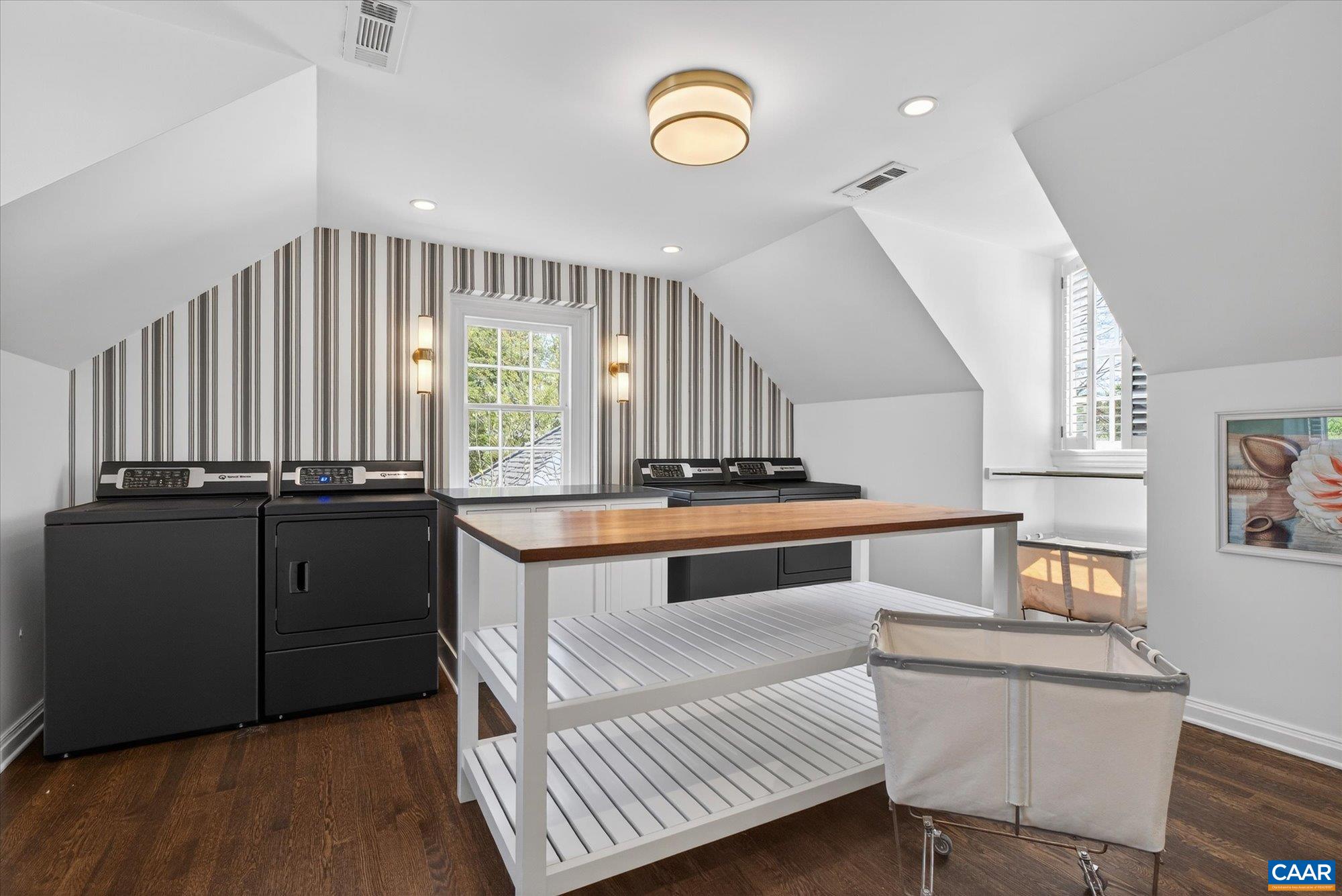 1108 Hilltop Road Charlottesville, VA 22903 - Photo 52 of 68 Owners converted the 5th bedroom to this sunny laundry room but it can easily be converted back to a bedroom.
