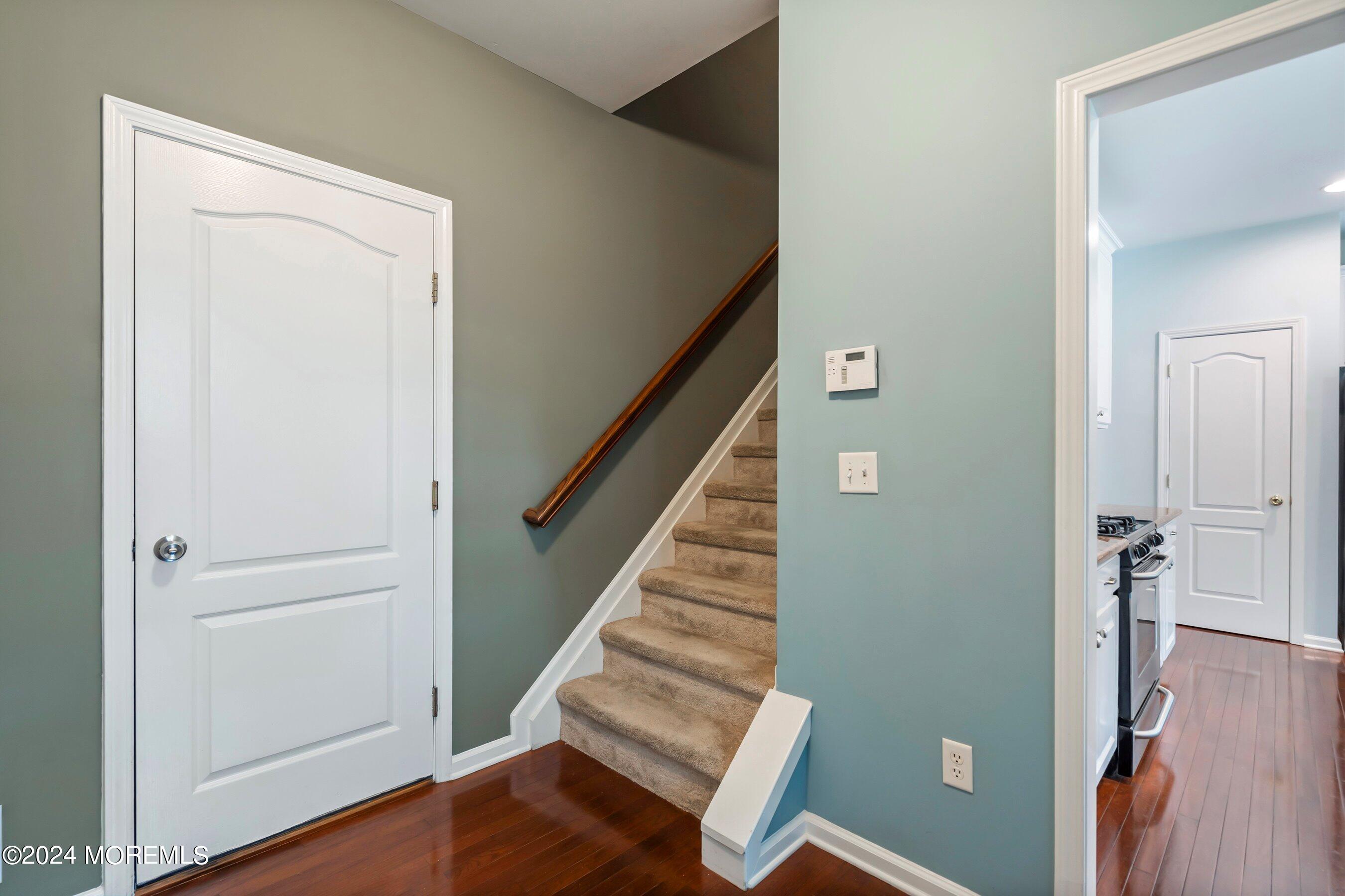 5 Summers Drive Jackson, NJ 08527 - Photo 22 of 40 a view of entryway with wooden floor and stairs
