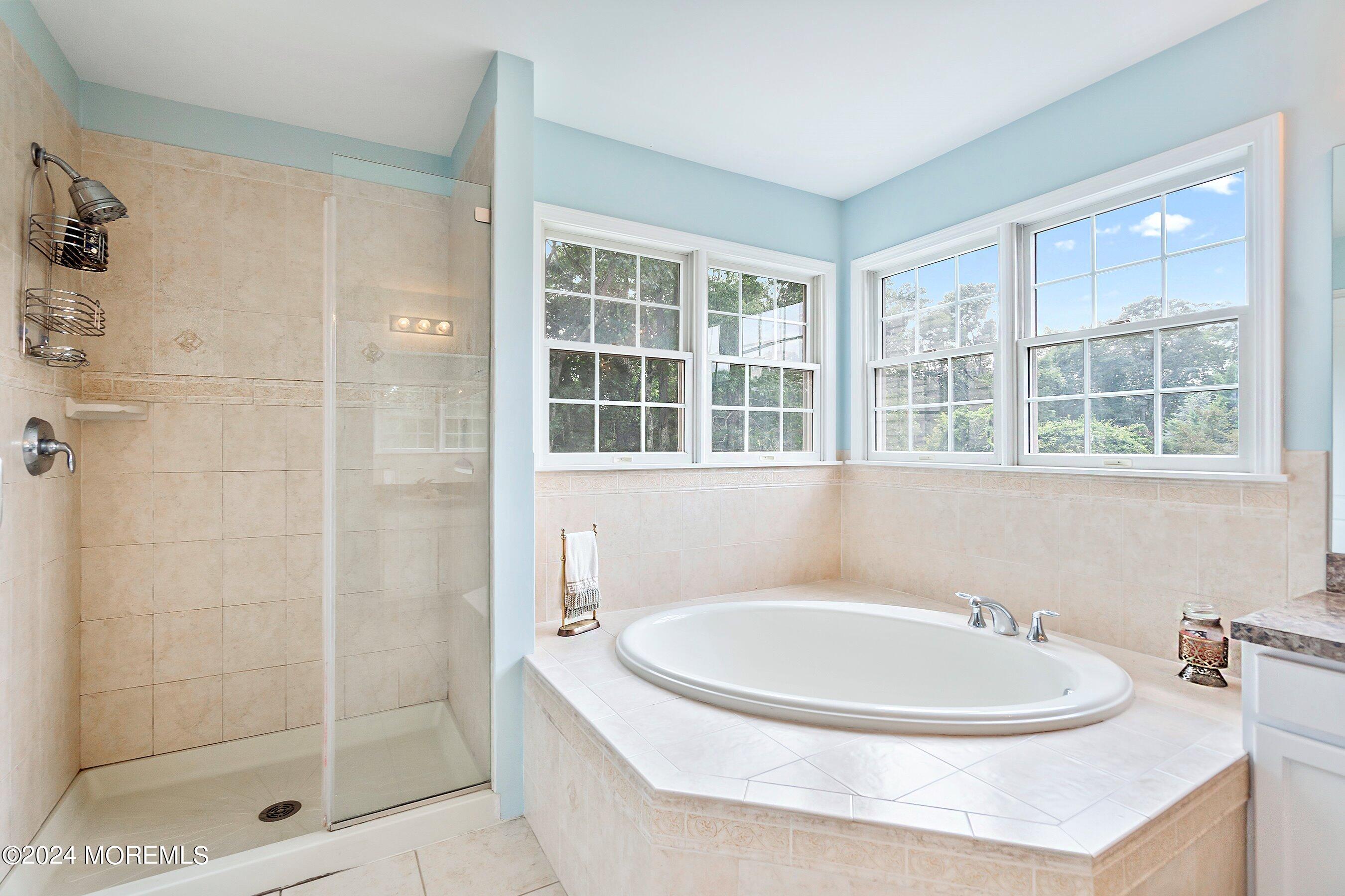 5 Summers Drive Jackson, NJ 08527 - Photo 27 of 40 a bathroom with a sink and a mirror