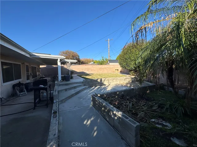 a view of outdoor seating space