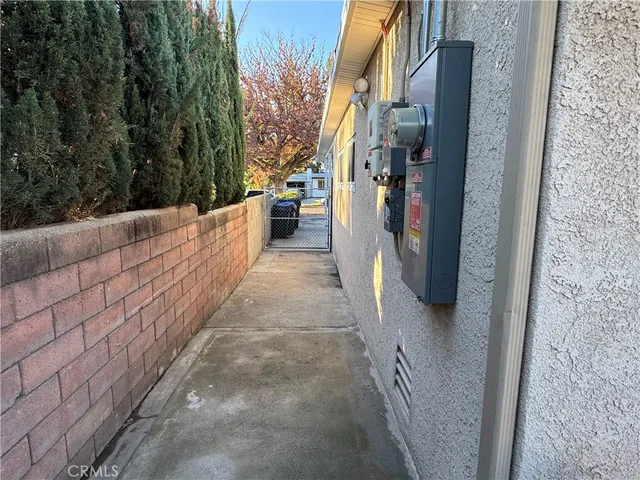 a view of a corridor