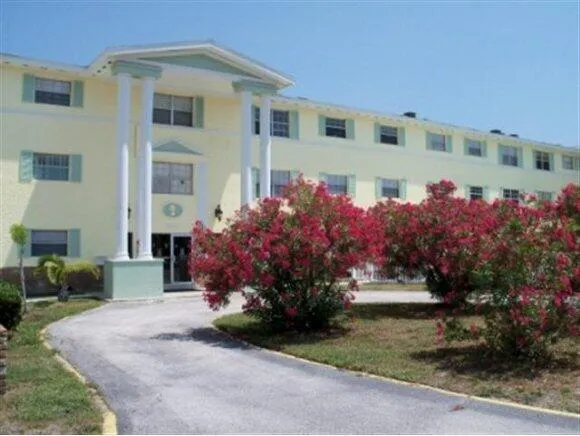 a front view of house with yard