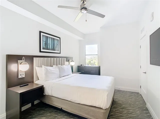 a view of city from a balcony