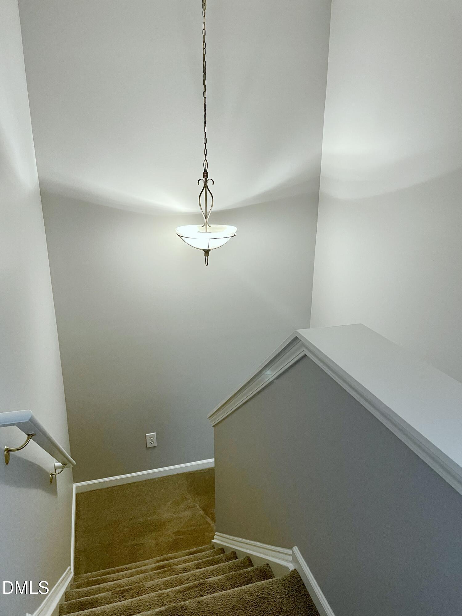 5428 Roan Mountain Place Raleigh, NC 27613 - Photo 14 of 22 This is essentially a private stairway to the upstairs primary suite, featuring an ensuite full bath and huge walk-in closet.