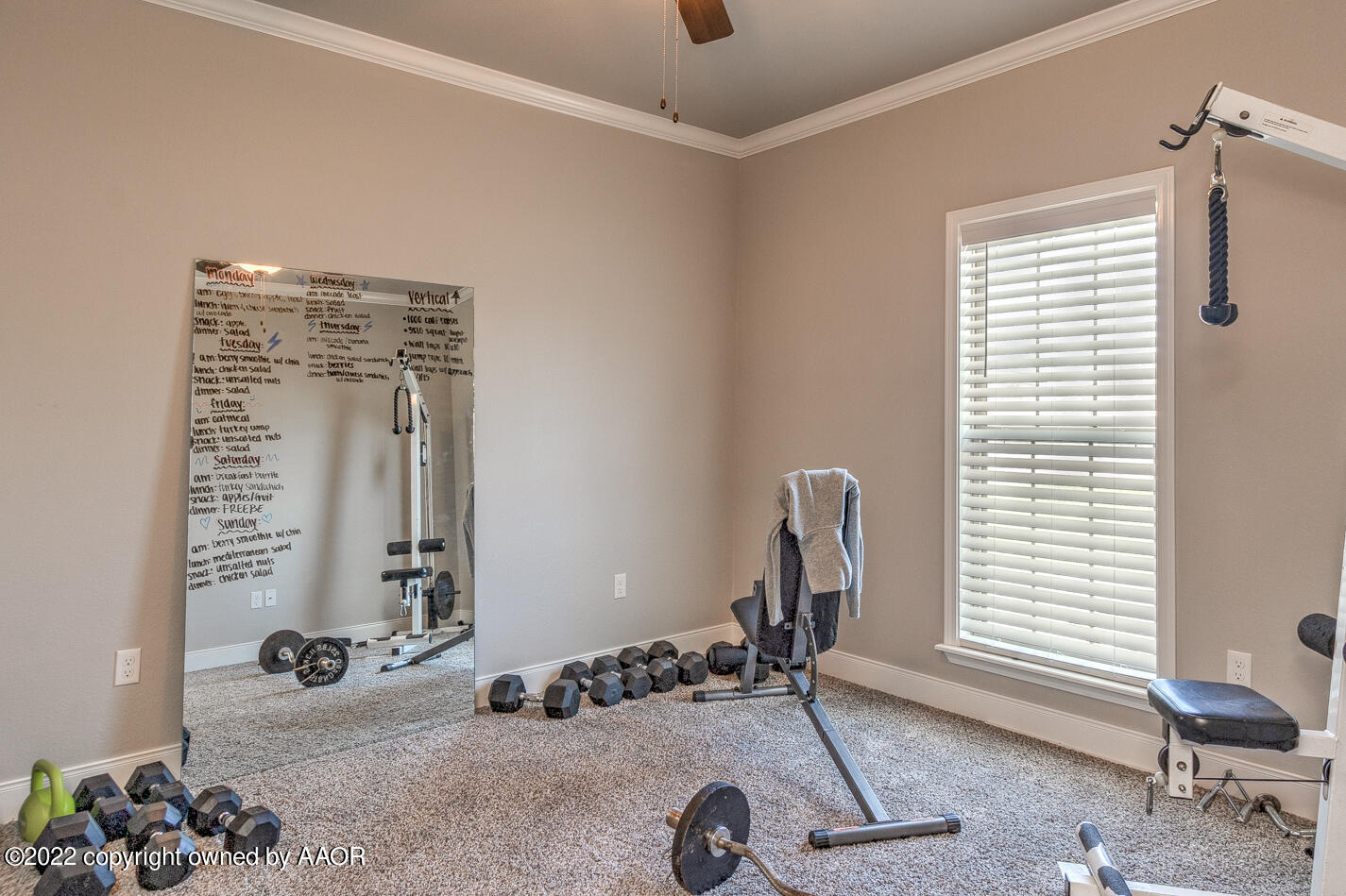 6103 Bowery Amarillo, TX 79119 - Photo 19 of 23 a view of a workspace with furniture and a window