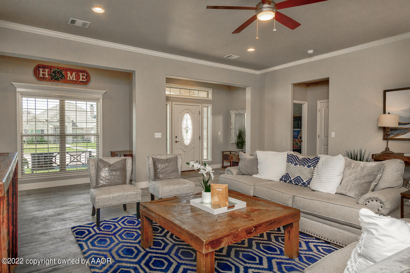 6103 Bowery Amarillo, TX 79119 - Photo 6 of 23 a living room with furniture and wooden floor