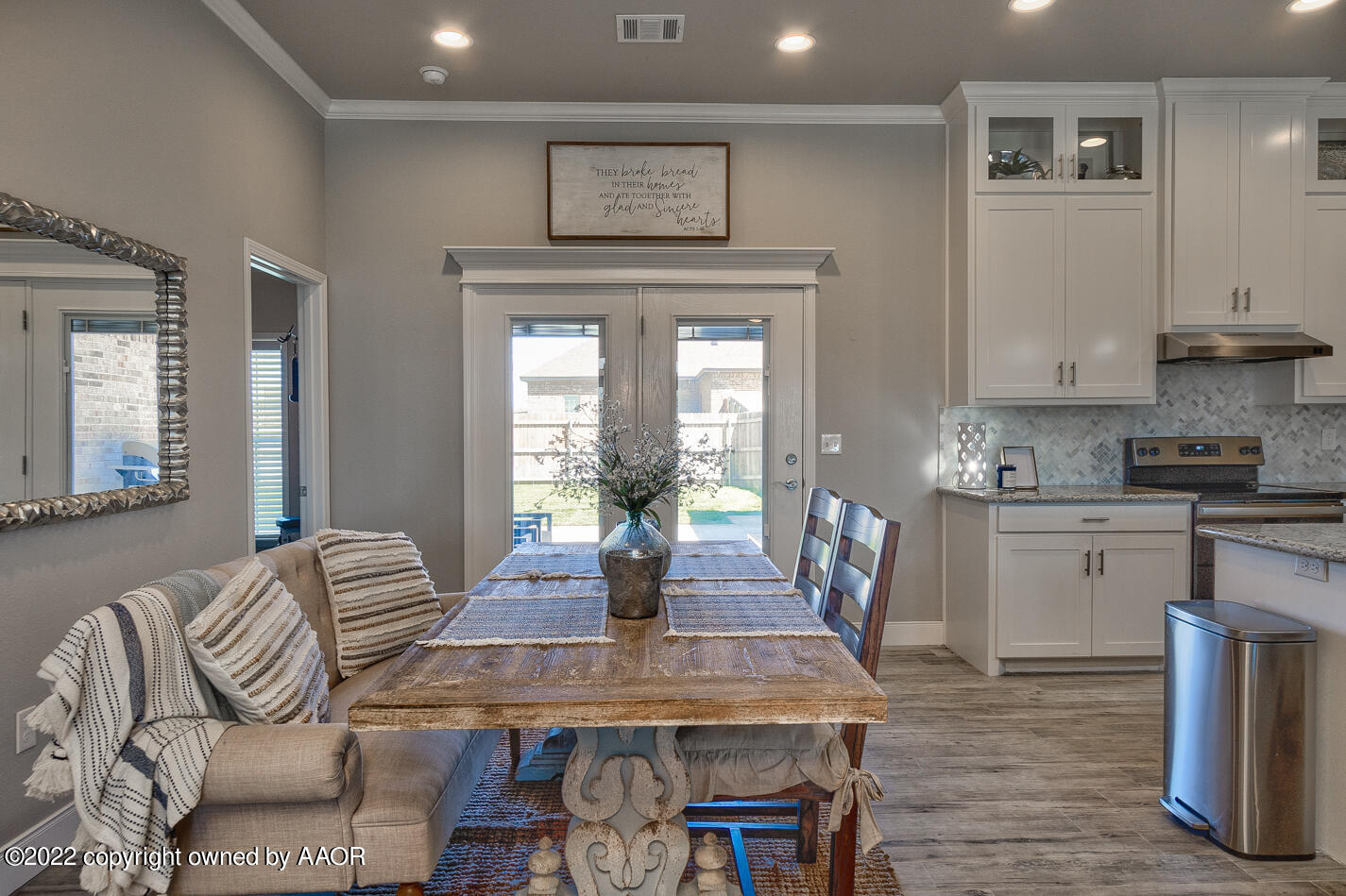 6103 Bowery Amarillo, TX 79119 - Photo 8 of 23 a view of kitchen with granite countertop lots of counter top space and furniture