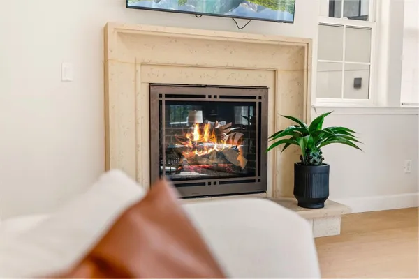 a large kitchen with lots of counter space and appliances