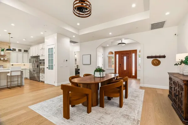 a view of outdoor space with seating area