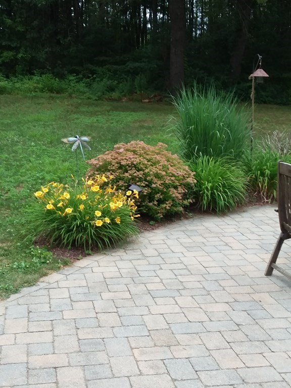 218 Somers Road Hampden, MA 01036 - Photo 29 of 32 a view of a garden with a chair