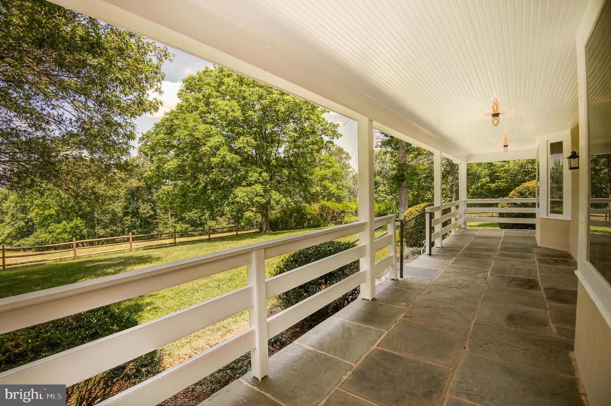 20760 Unison Road Round Hill, VA 20141 - Photo 13 of 47 Lovely Porch overlooks pastures and Mountains