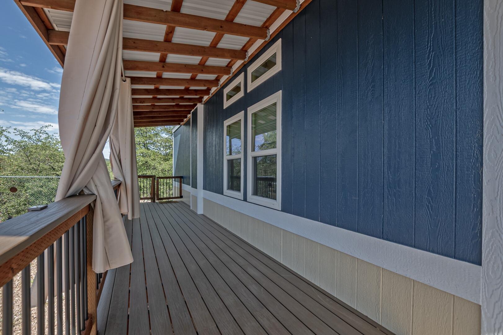 16 North Star Vale Road, Unit 122B Star Valley, AZ 85541 - Photo 5 of 21 a view of balcony with wooden floor