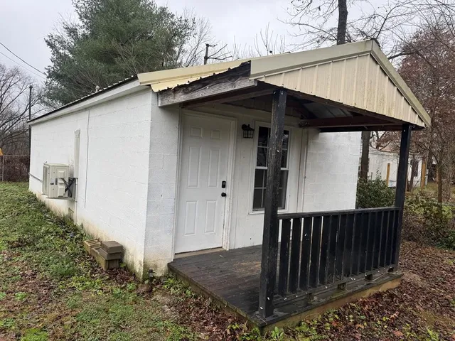 a view of a small house