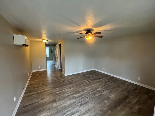 wooden floor in an empty room