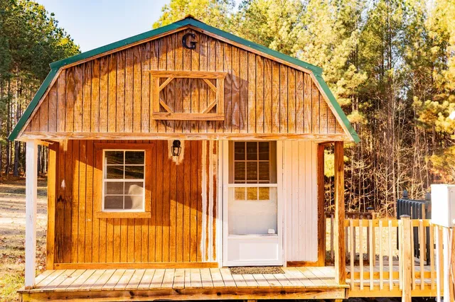 a view of front door