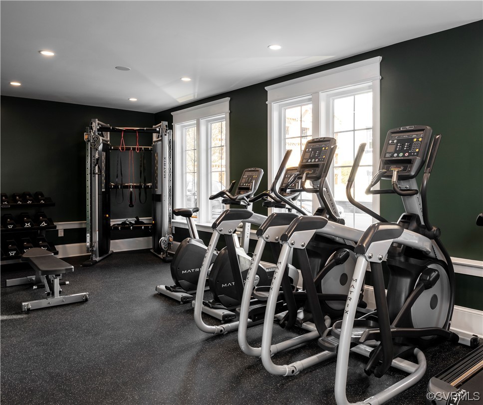 4989 Bethlehem Road, Unit Y1 Richmond, VA 23230 - Photo 5 of 5 a view of a room with gym equipment