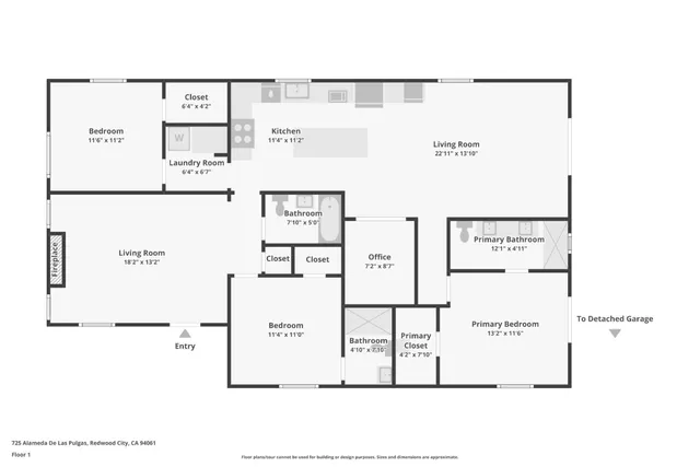 $2,388,000 | 725 Alameda De Las Pulgas, Redwood City, CA 94061