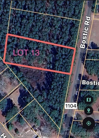 $36,000 | Tbd Tbd Bostic (lot 13) Road, Laurinburg, NC 28352