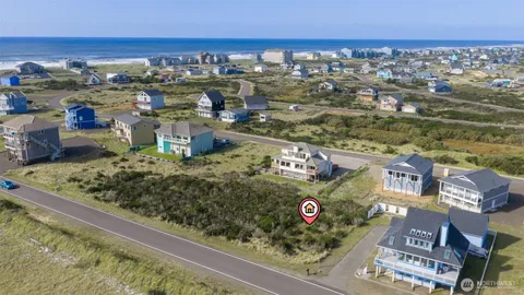 a view of a city with ocean