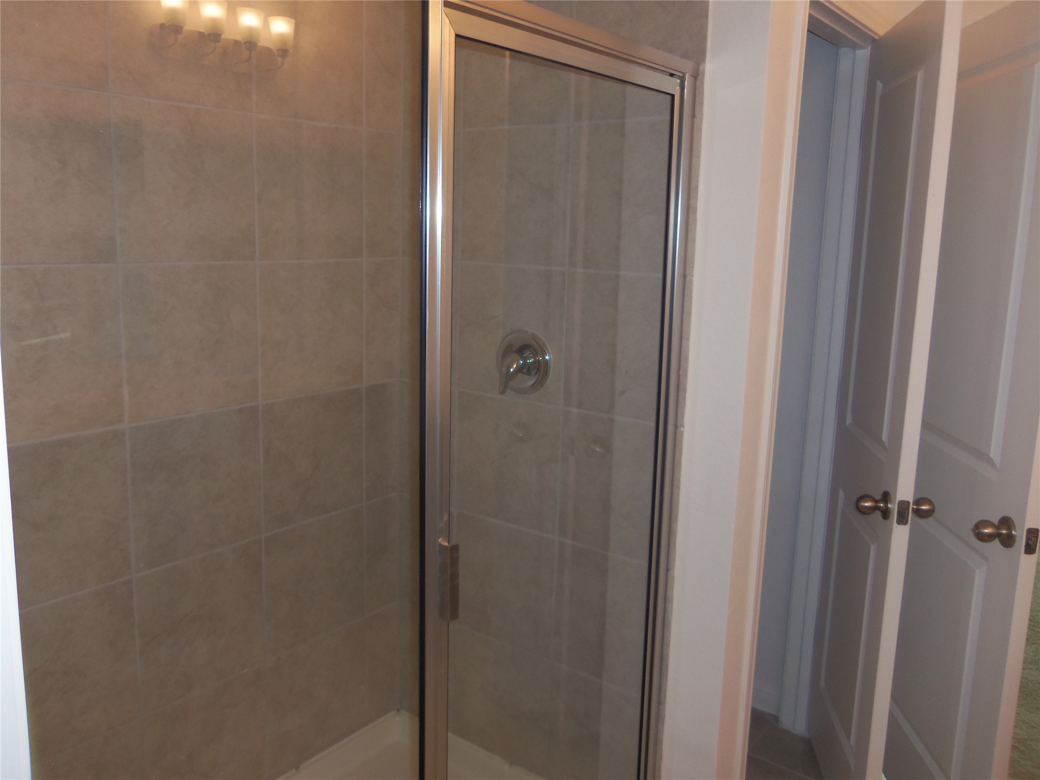 303 Cold Springs Loop Bastrop, TX 78602 - Photo 9 of 13 A well-appointed shower area with a clean, tiled enclosure for daily refreshment.