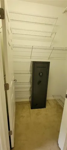 a view of a room with an empty space