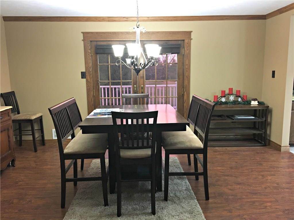 DR opens to the deck...perfect for entertaining or to simply enjoy the lovely view.
