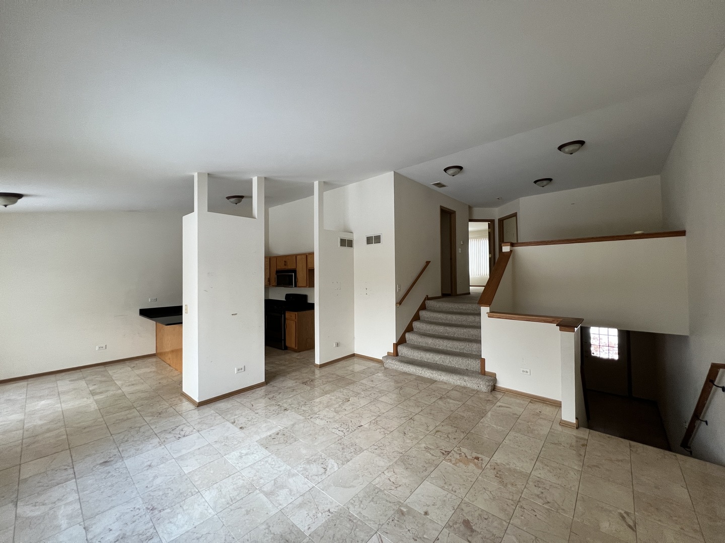8256 Chestnut Court Frankfort, IL 60423 - Photo 4 of 22 a view of a livingroom with a kitchen
