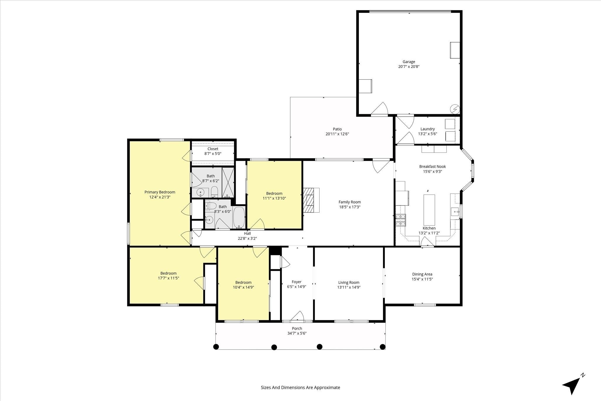 7410 Smithfield Road East Mobile, AL 36695 - Photo 24 of 24 Floor plan