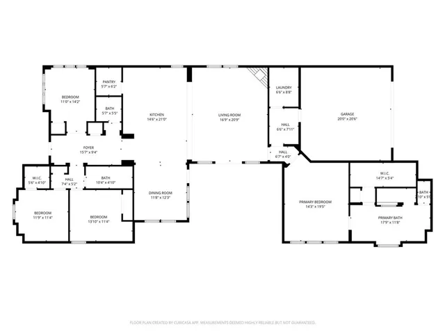 a picture of a floor plan