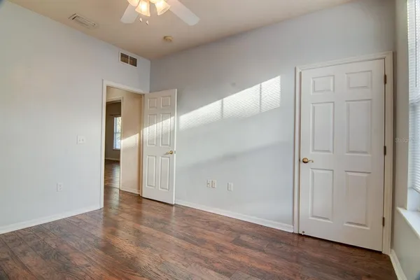 wooden floor in an empty room
