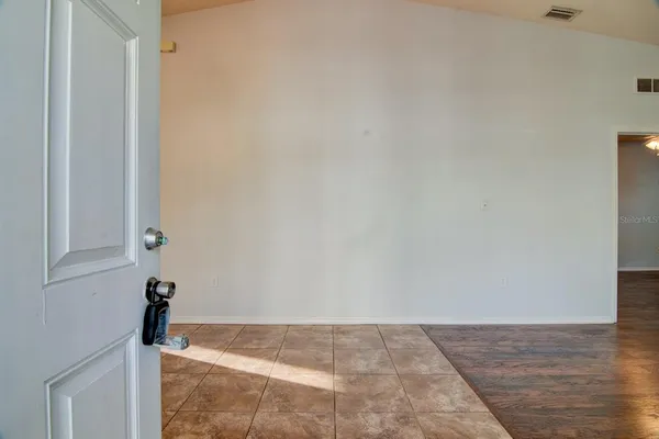 a view of empty room