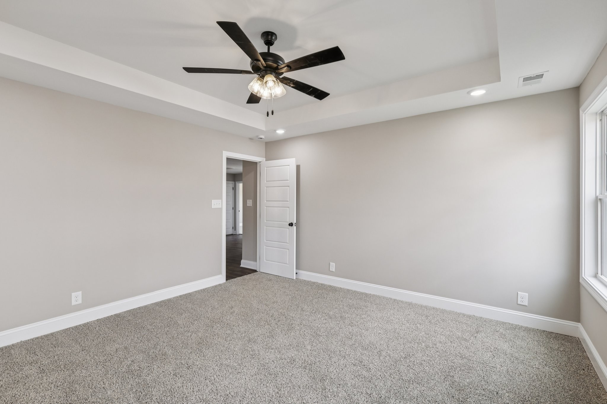 3 Echo Ridge Oak Grove, KY 42262 - Photo 19 of 46 an empty room with a window and a fan