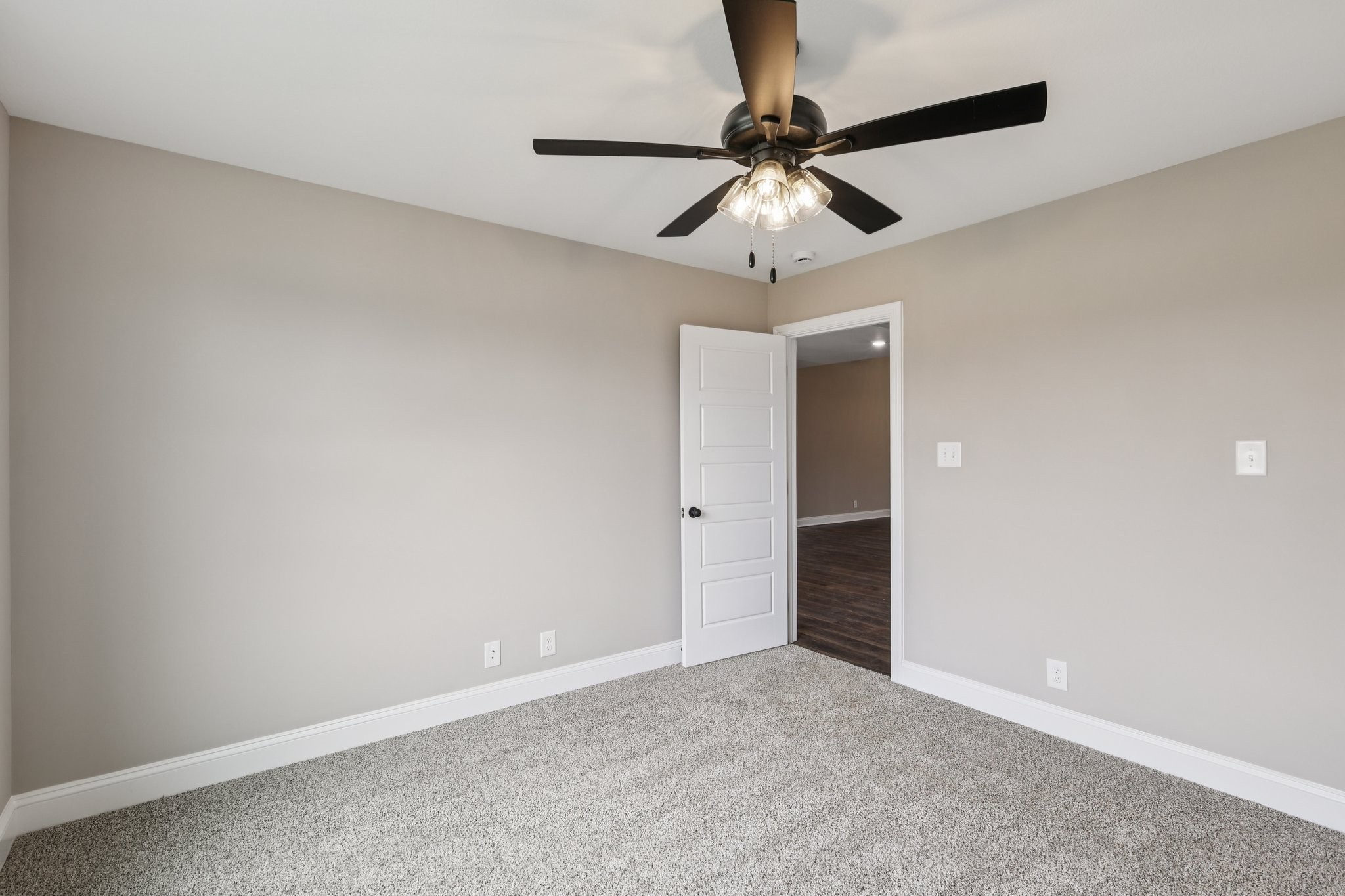 3 Echo Ridge Oak Grove, KY 42262 - Photo 33 of 46 an empty room with a window and a fan